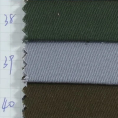 Tessuto di cotone tinto in spandex twill di carbonio intrecciato Fashion Stock 100 per tessuti per indumenti