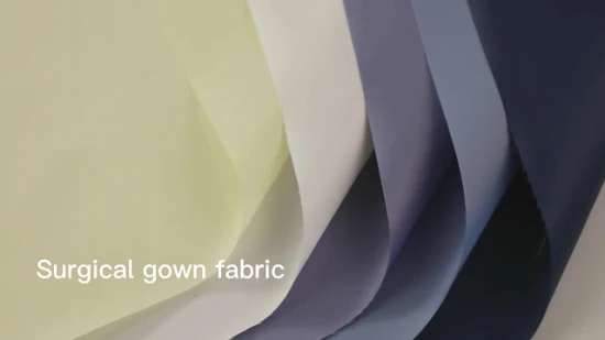 Cina Tessuto conduttivo a strisce verticali resistente all'acqua per camera bianca antistatica per camera bianca 99% poliestere 1% carbonio Tessuto in taffettà di poliestere tessuto ESD per indumenti da lavoro